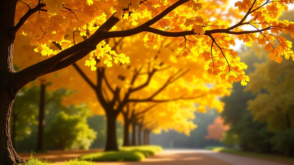 Auksiniai ginkgo biloba lapai rudenį ant medžio, saulės šviesa per lapus